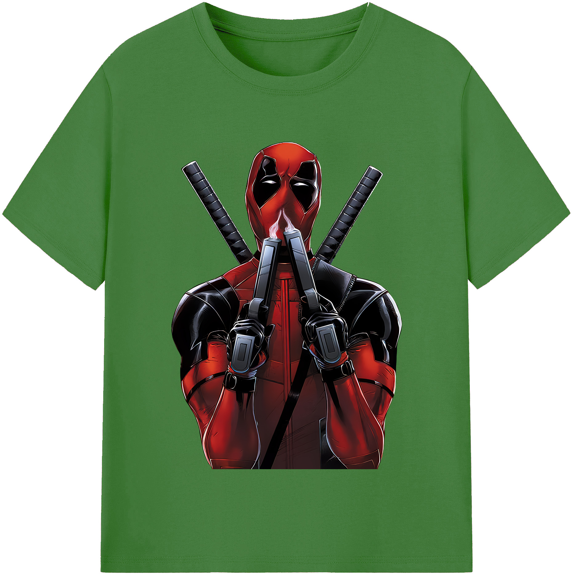 （画像用） Deadpool デッドプール レディースカジュアルプリントTシャツ（綿100％）